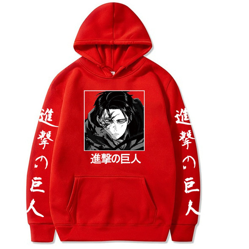 Attack on Titan Printed Hooded Sweatshirt for Mens
