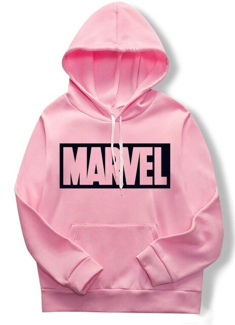 Marvel print hoodies