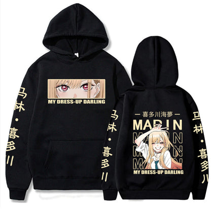 Marin Kitagawa Cute Graphic Print hoodies