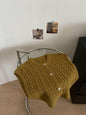 Style Casual Solid Color Cable Knit Sleeveless Women's Vest
