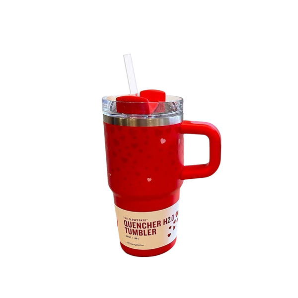 304 Stainless Steel Heart-Pattern Thermos Cup