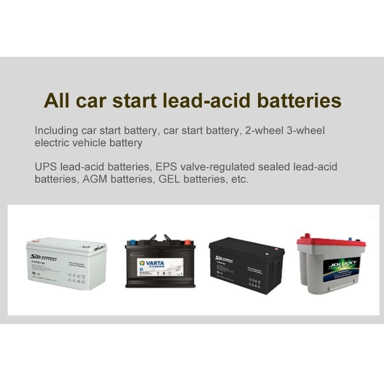 Testeur / Chargeur / Réparateur de batterie de voiture 3 en 1 KONNWEI KW510, prise en charge de 8 langues (prise UE)