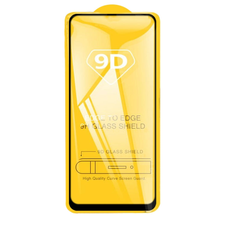 For OPPO A53s 25 PCS 9D Full Glue Full Screen Tempered Glass Film
