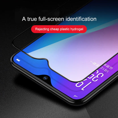 For OPPO A53s 25 PCS 9D Full Glue Full Screen Tempered Glass Film