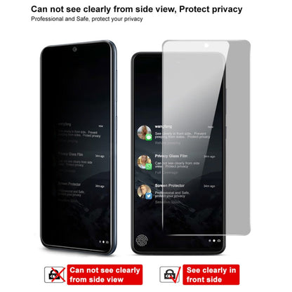 Pour Samsung Galaxy A72 4G / 5G Film de protection en verre trempé anti-espion IMAK HD