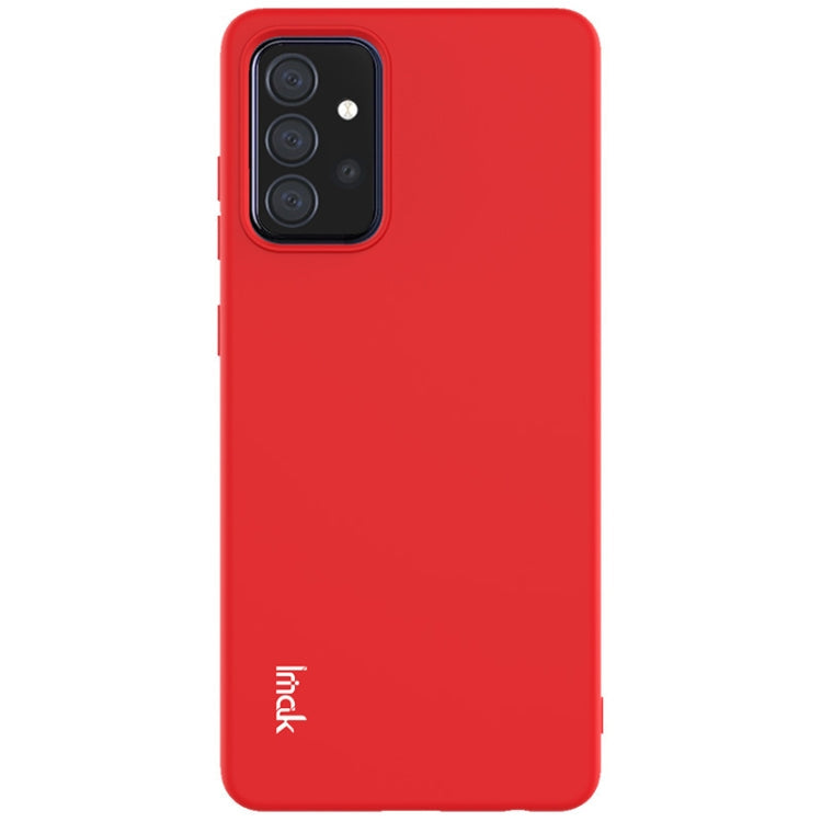 Pour Samsung Galaxy A72 5G / 4G Étui en TPU souple antichoc à couverture complète IMAK série UC-2 (rouge)