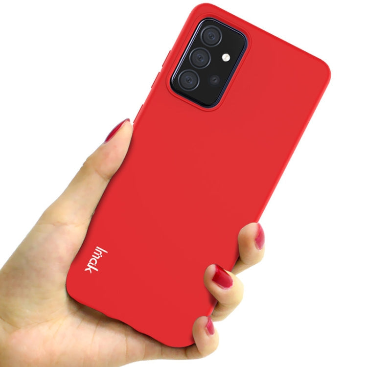 Pour Samsung Galaxy A72 5G / 4G Étui en TPU souple antichoc à couverture complète IMAK série UC-2 (rouge)