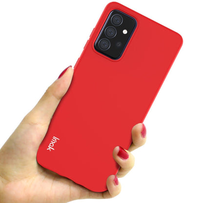 Pour Samsung Galaxy A72 5G / 4G Étui en TPU souple antichoc à couverture complète IMAK série UC-2 (rouge)