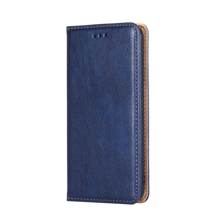For Samsung Galaxy S20 FE PU + TPU Gloss Oil Solid Color Magnetic Horizontal Flip Leather Case with Holder & Card Slot & Wallet(Blue)