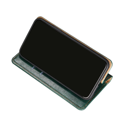 For Samsung Galaxy S20 FE PU + TPU Gloss Oil Solid Color Magnetic Horizontal Flip Leather Case with Holder & Card Slot & Wallet(Green)