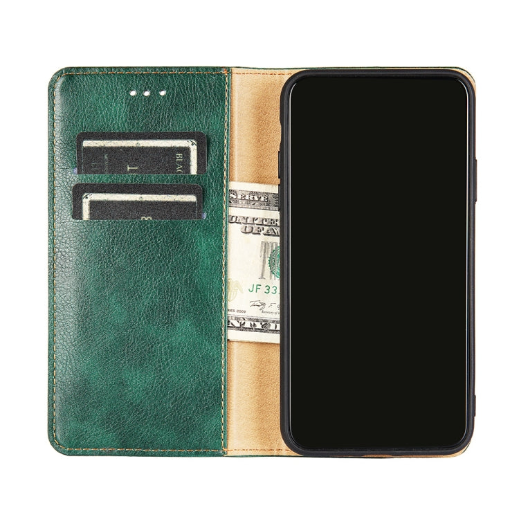 For Samsung Galaxy S20 FE PU + TPU Gloss Oil Solid Color Magnetic Horizontal Flip Leather Case with Holder & Card Slot & Wallet(Brown)