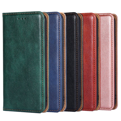 For Samsung Galaxy S20 FE PU + TPU Gloss Oil Solid Color Magnetic Horizontal Flip Leather Case with Holder & Card Slot & Wallet(Brown)