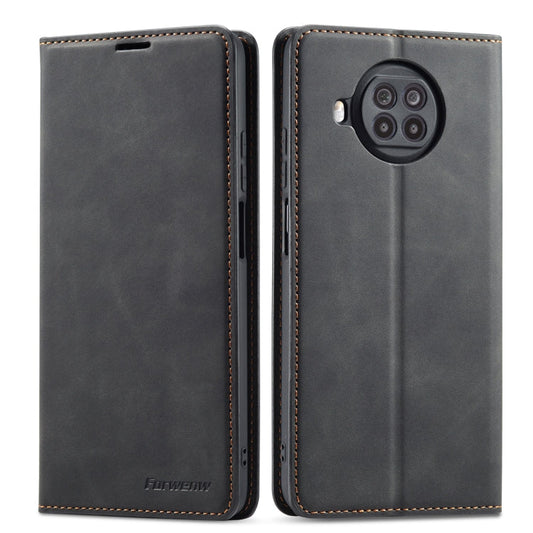 For Xiaomi Mi 10T Lite Forwenw Dream Series Oil Edge Strong Magnetism Horizontal Flip Leather Case with Holder & Card Slots & Wallet & Photo Frame(Black)
