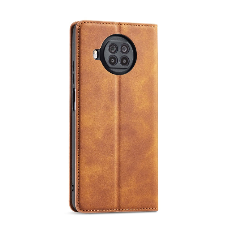 For Xiaomi Mi 10T Lite Forwenw Dream Series Oil Edge Strong Magnetism Horizontal Flip Leather Case with Holder & Card Slots & Wallet & Photo Frame(Brown)