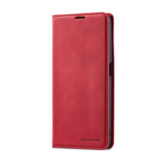 For Xiaomi Mi 10T Pro Forwenw Dream Series Oil Edge Strong Magnetism Horizontal Flip Leather Case with Holder & Card Slots & Wallet & Photo Frame(Red)