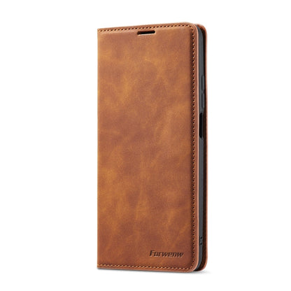For Xiaomi Mi 10T Pro Forwenw Dream Series Oil Edge Strong Magnetism Horizontal Flip Leather Case with Holder & Card Slots & Wallet & Photo Frame(Brown)