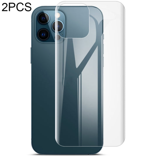 2 PCS IMAK 0.15mm Curved Full Screen Protector Hydrogel Film Back Protector For iPhone 12 Pro Max