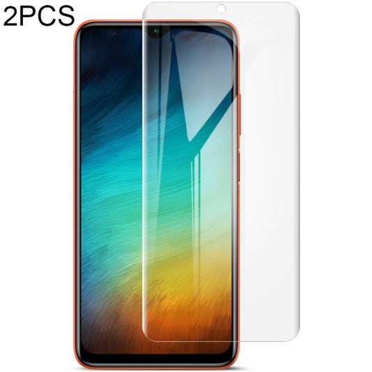 Pour Xiaomi Redmi Note 9 4G / 9 Power 2 PCS IMAK 0.15mm Protection d'écran complète incurvée Film hydrogel Protection avant