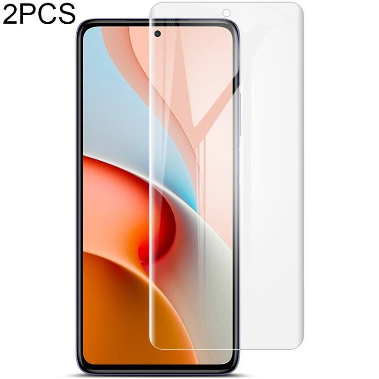 For Xiaomi Mi 10T Lite 5G / Redmi Note 9 Pro 5G 2 PCS IMAK 0.15mm Curved Full Screen Protector Hydrogel Film Front Protector