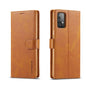 For Samsung Galaxy A52 5G / 4G LC.IMEEKE Calf Texture Horizontal Flip Leather Case with Holder & Card Slots & Wallet(Yellow)