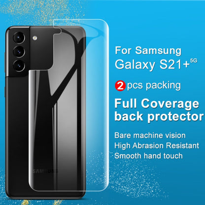 For Samsung Galaxy S21 Plus 5G 2 PCS IMAK 0.15mm Curved Full Screen Protector Hydrogel Film Back Protector