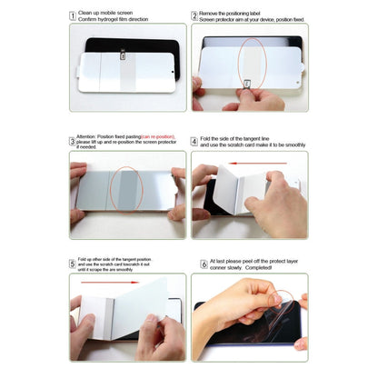 For Samsung Galaxy S21 Plus 5G 2 PCS IMAK 0.15mm Curved Full Screen Protector Hydrogel Film Back Protector