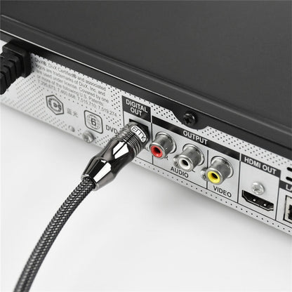 EMK OD6.0mm 3.5mm Digital Sound Toslink to Mini Toslink Digital Optical Audio Cable, Length:5m