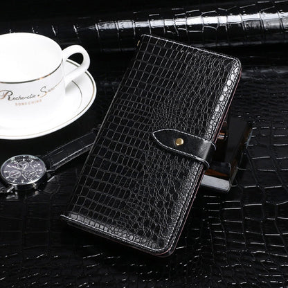 For Samsung Galaxy A32 5G idewei Crocodile Texture Horizontal Flip Leather Case with Holder & Card Slots & Wallet(Black)