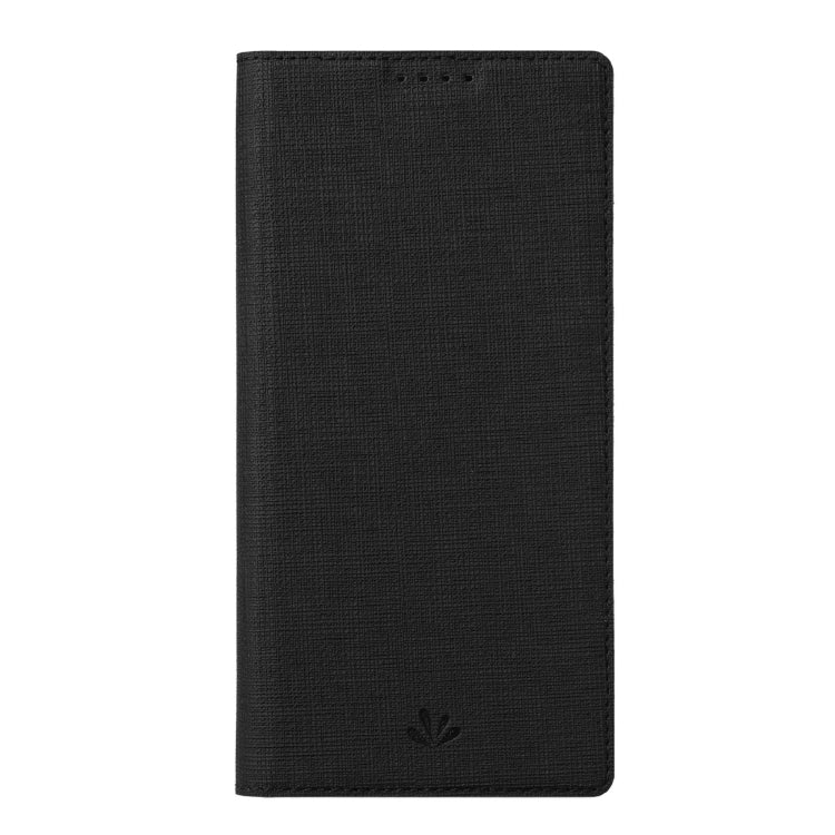 For Asus Zenfone 8 ZS590KS ViLi DMX Series Shockproof TPU + PU Leather Magnetic Attraction Horizontal Flip Case with Card Slot & Holder(Black)