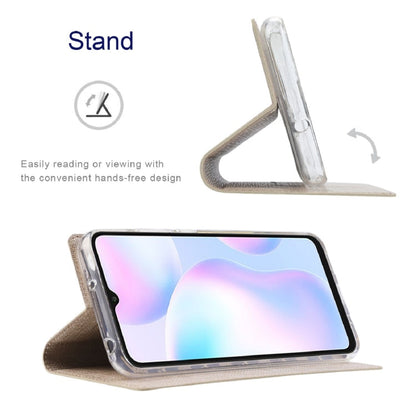 For Asus Zenfone 8 ZS590KS ViLi DMX Series Shockproof TPU + PU Leather Magnetic Attraction Horizontal Flip Case with Card Slot & Holder(Gold)