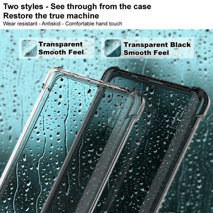 For Samsung Galaxy S21 FE 5G IMAK All-inclusive Shockproof Airbag TPU Case with Screen Protector(Transparent)