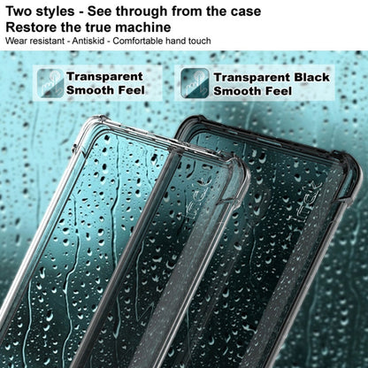 For Samsung Galaxy S21 FE 5G IMAK All-inclusive Shockproof Airbag TPU Case with Screen Protector(Transparent)