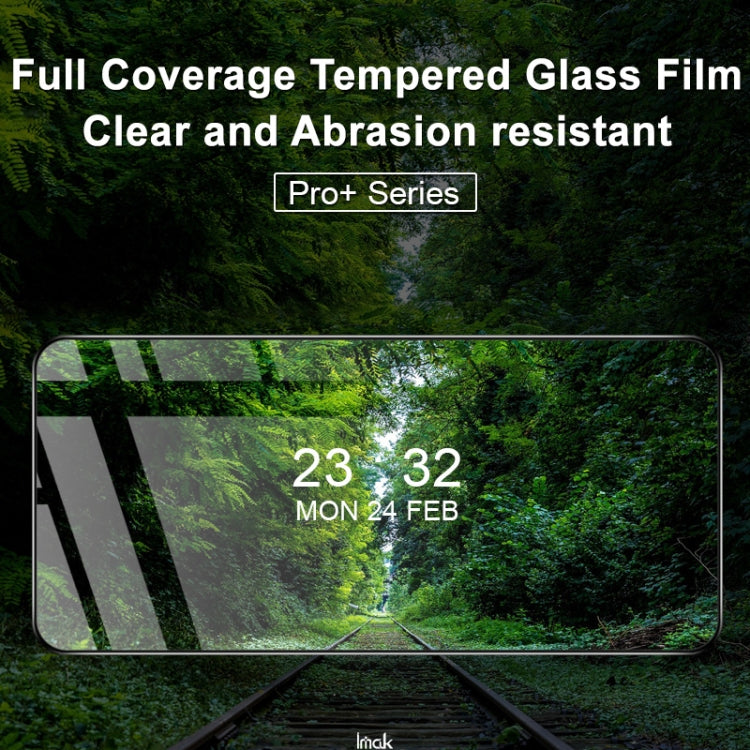 For OPPO A74 5G IMAK 9H Surface Hardness Full Screen Tempered Glass Film Pro+ Series