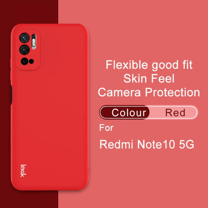 For Xiaomi Redmi Note10 5G / Poco M3 Pro 5G / 4G IMAK UC-2 Series Shockproof Full Coverage Soft TPU Case(Red)