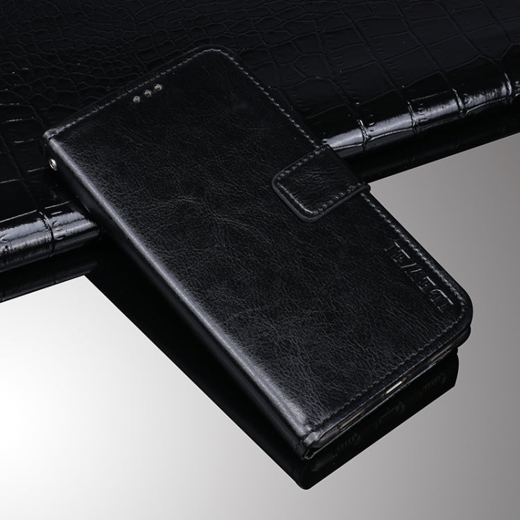 For Xiaomi Poco M3 Pro 5G idewei Crazy Horse Texture Horizontal Flip Leather Case with Holder & Card Slots & Wallet(Black)