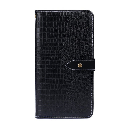 For OnePlus Nord CE 5G idewei Crocodile Texture Horizontal Flip Leather Case with Holder & Card Slots & Wallet(Black)