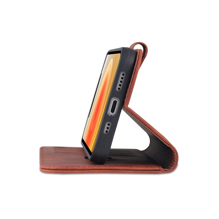 For iPhone 12 mini AZNS Skin Feel Calf Texture Horizontal Flip Leather Case with Card Slots & Holder & Wallet(Blue)