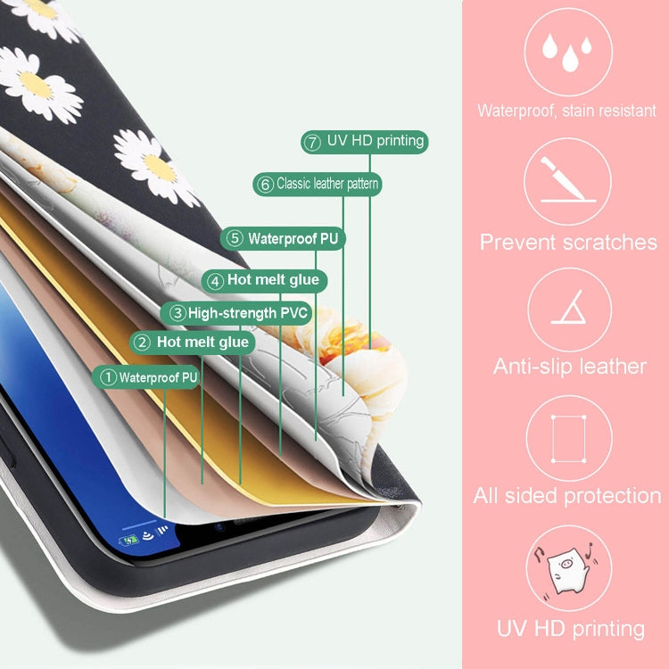 For Xiaomi Redmi Note 8 Voltage Coloured Drawing Magnetic Clasp Horizontal Flip PU Leather Case with Holder & Card Slots(C12 Green Yellow Camouflage)