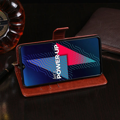 Pour Wiko Power U30 Étui en cuir à rabat horizontal avec texture Crazy Horse, porte-cartes et portefeuille (bleu ciel)