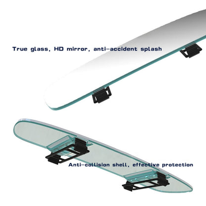 Rétroviseur de voiture 3R-336 Planemirror 300mm sans cadre, grand miroir transparent (blanc)