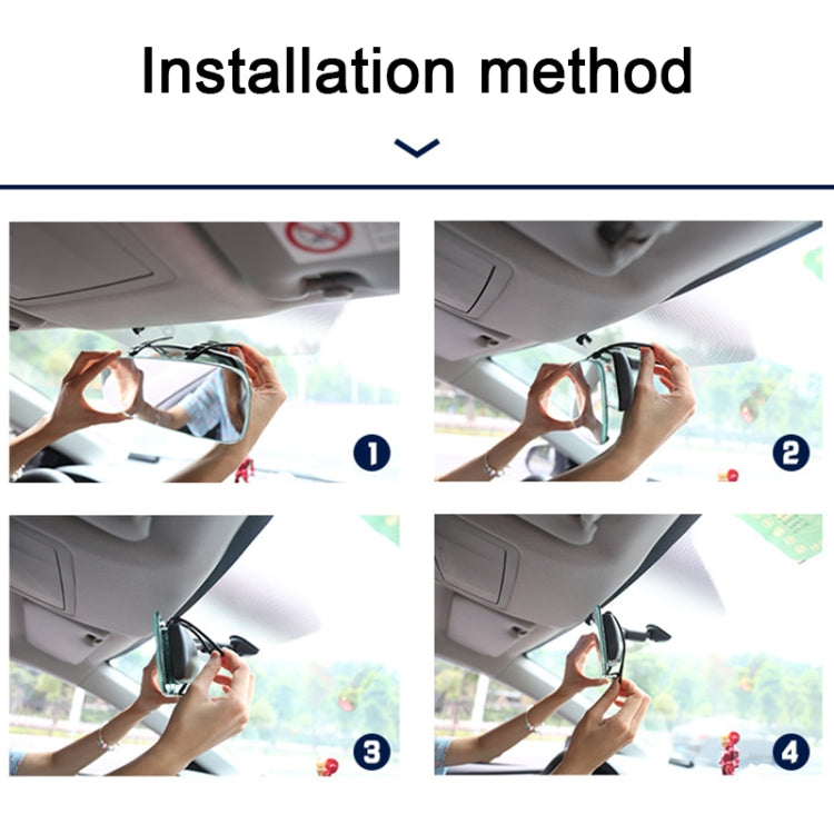 Rétroviseur de voiture 3R-336 Planemirror 300mm sans cadre, grand miroir transparent (blanc)