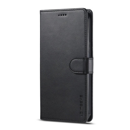For iPhone 13 mini LC.IMEEKE Calf Texture Horizontal Flip Leather Case with Holder & Card Slots & Wallet (Black)