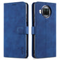 For Xiaomi Redmi Note 9 Pro 5G AZNS Skin Feel Calf Texture Horizontal Flip Leather Case with Card Slots & Holder & Wallet(Blue)