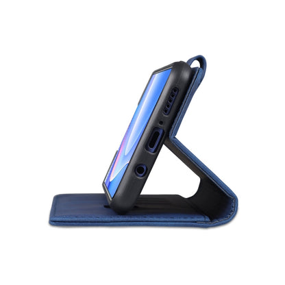Pour Xiaomi Mi 10T Lite 5G AZNS Étui en cuir à rabat horizontal aspect cuir de veau avec fentes pour cartes, support et portefeuille (rouge)