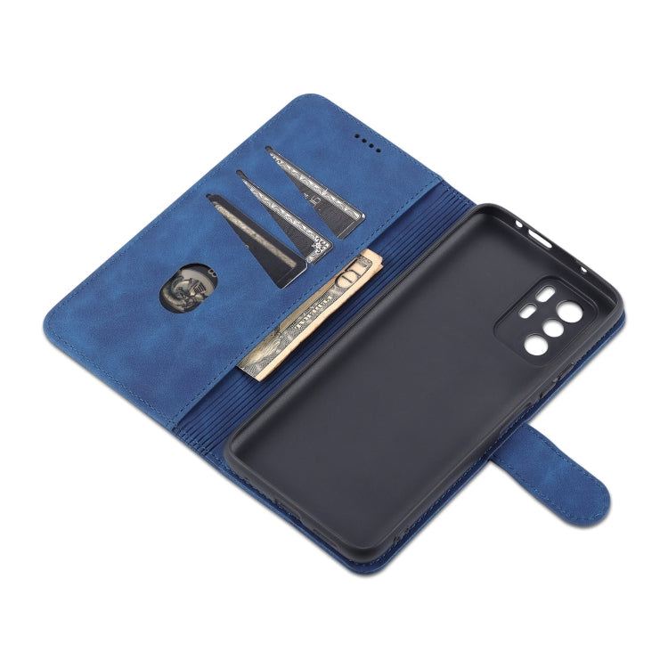 For Xiaomi Redmi Note 10 Pro 5G AZNS Skin Feel Calf Texture Horizontal Flip Leather Case with Card Slots & Holder & Wallet(Brown)