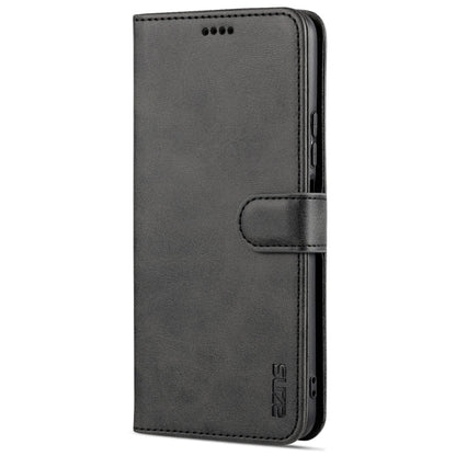 For Xiaomi Poco X3 GT AZNS Skin Feel Calf Texture Horizontal Flip Leather Case with Card Slots & Holder & Wallet(Black)