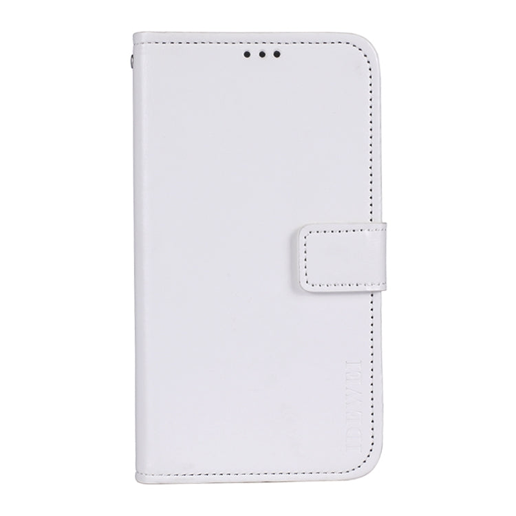 idewei Crazy Horse Texture Horizontal Flip Leather Case with Holder & Card Slots & Wallet For Tecno Spark 7P(White)
