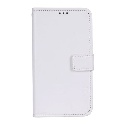 idewei Crazy Horse Texture Horizontal Flip Leather Case with Holder & Card Slots & Wallet For vivo Y53S 5G(White)