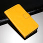 idewei Crazy Horse Texture Horizontal Flip Leather Case with Holder & Card Slots & Wallet For Honor Magic3 Pro(Yellow)