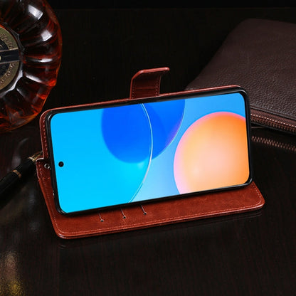idewei Crazy Horse Texture Horizontal Flip Leather Case with Holder & Card Slots & Wallet For Honor Play 5T Pro(Brown)